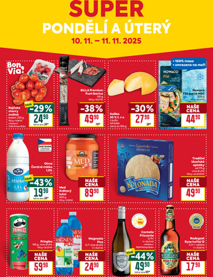 Billa  od 5.11. do 11.11.2025