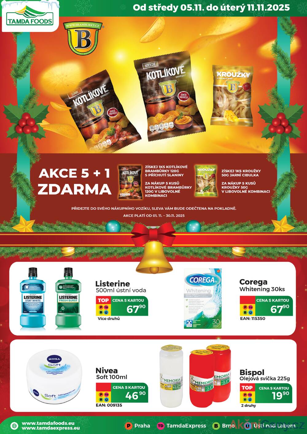 Leták Tamda Foods - Tamda Foods od 5.11. do 11.11.2025 - strana 1 Leták Tamda Foods - Tamda Foods od 5.11. do 11.11.2025 - strana 1