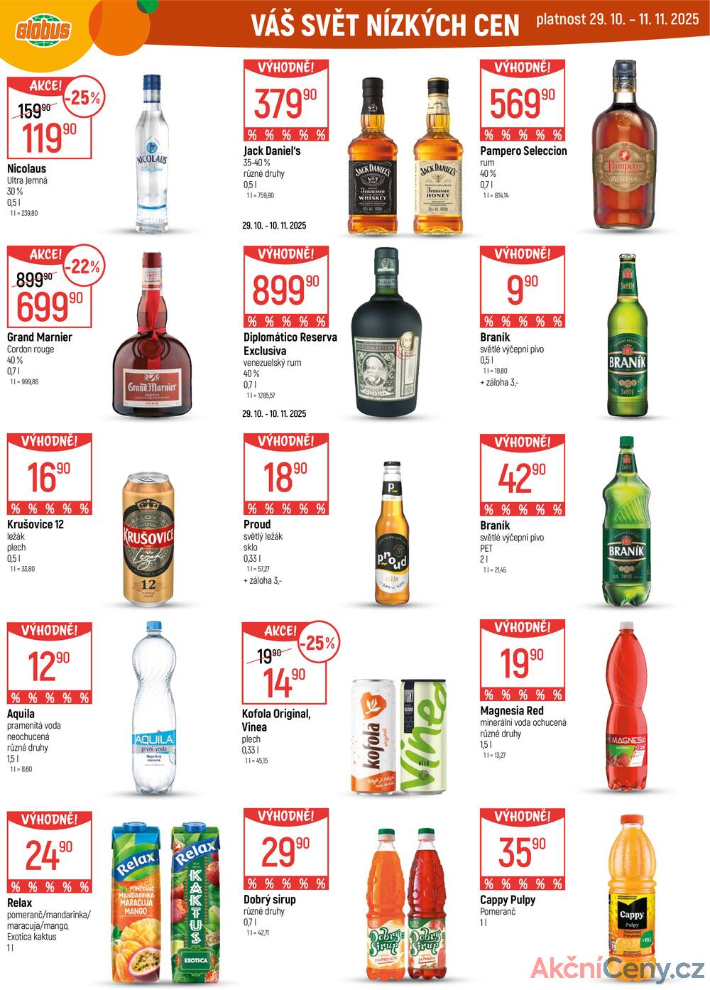 Leták Globus - Akční leták Globus 5.11. - 11.11.2025 - Globus Praha - Centrum Černý Most - strana 30