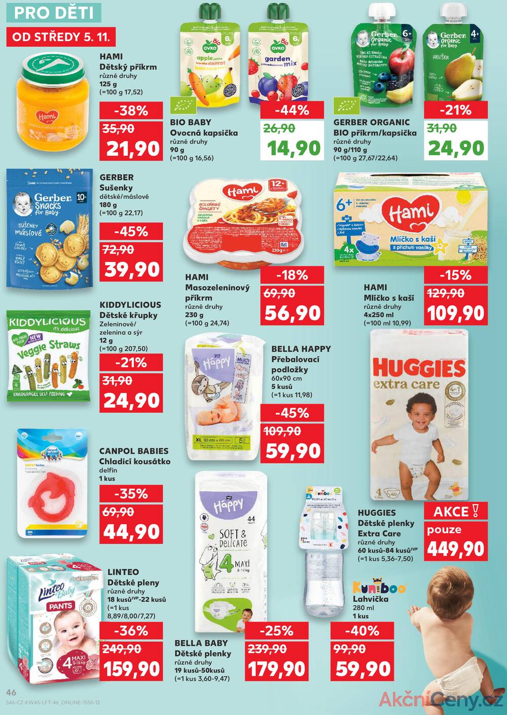 Leták Kaufland - Kaufland 5.11. - 11.11. - Kaufland - Praha - Horní Měcholupy - strana 46 Leták Kaufland - Kaufland 5.11. - 11.11. - Kaufland - Praha - Horní Měcholupy - strana 46