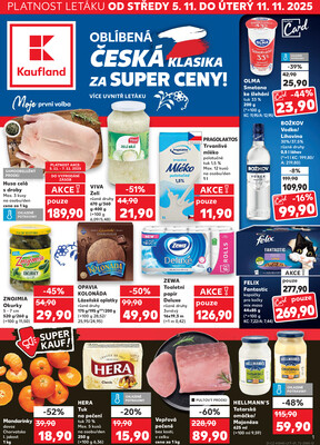 Leták Kaufland 5.11. - 11.11. - Kaufland - Nový Jičín