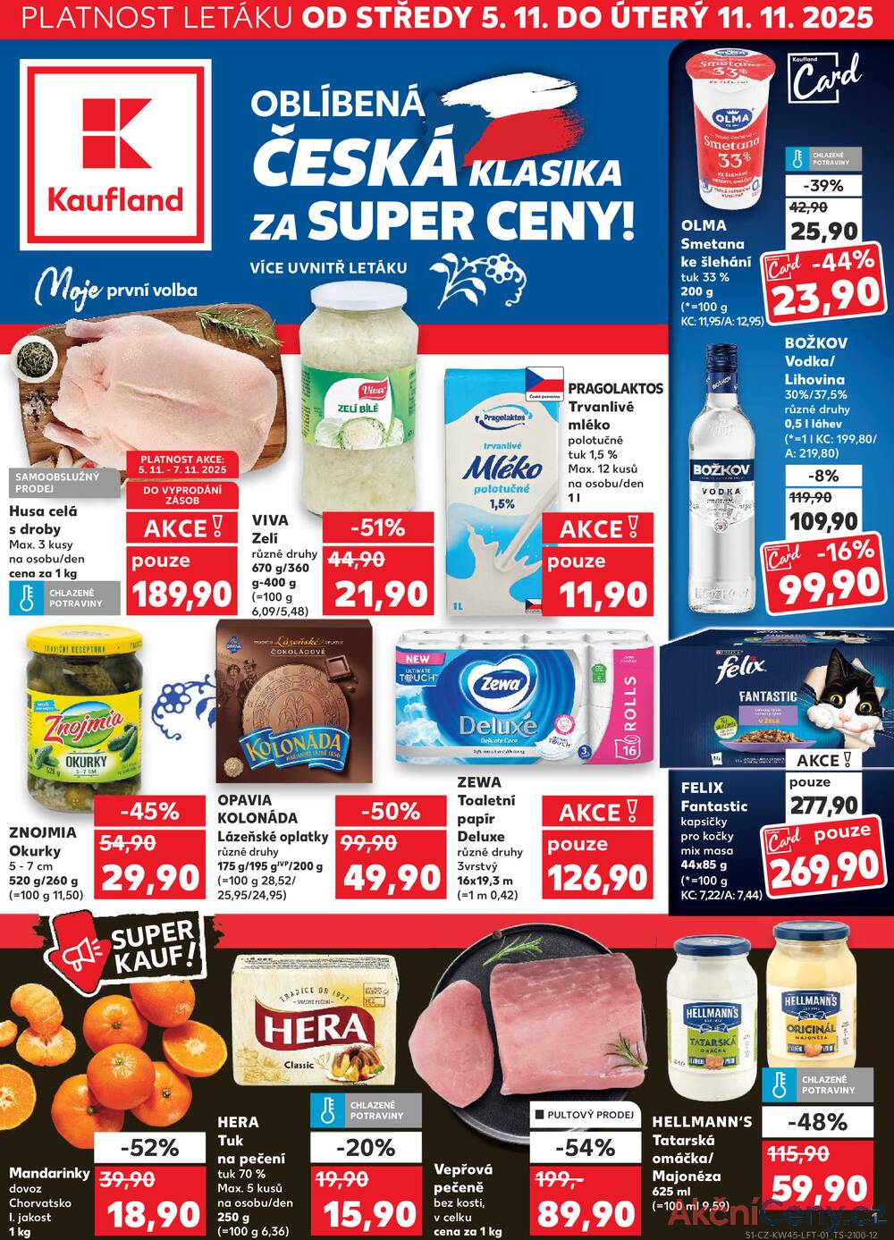 Leták Kaufland - Kaufland 5.11. - 11.11. - Kaufland - Brno - Židenice - strana 1