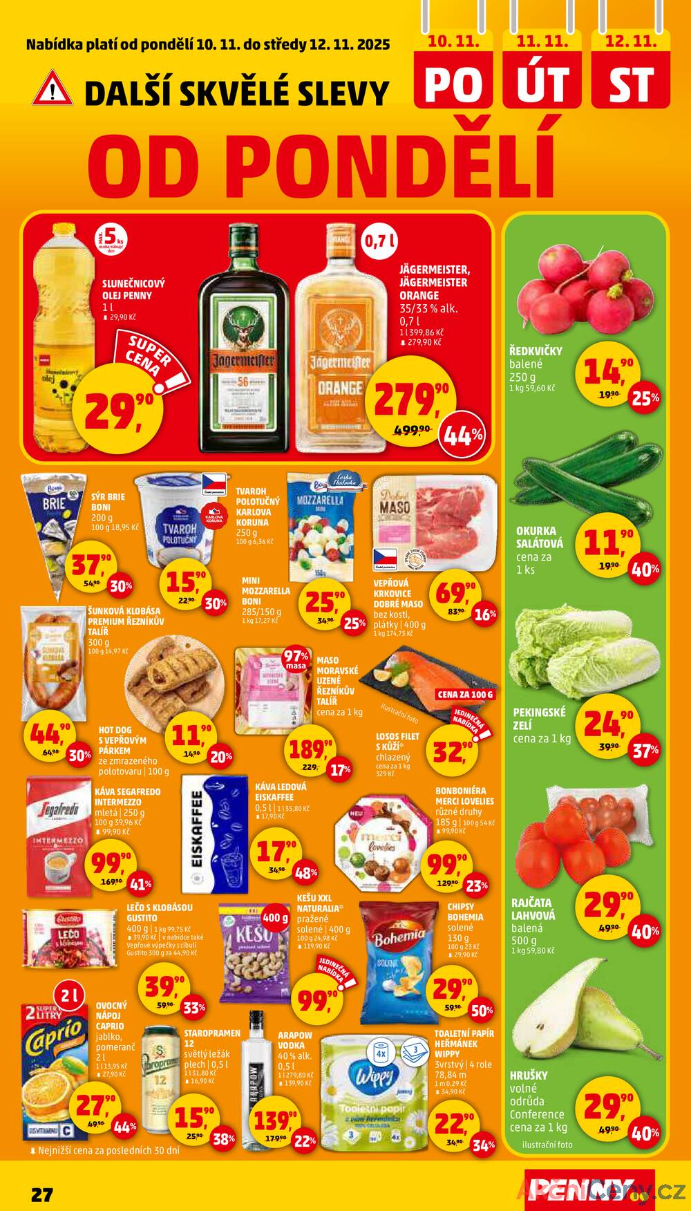 Leták Penny Market
platný do 12.11.2025 - strana 27