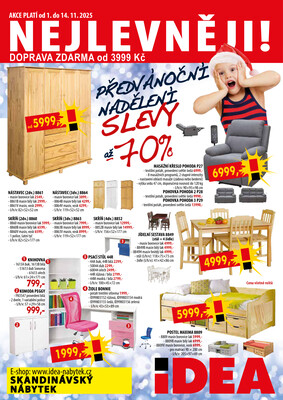 leták IDEA nábytek