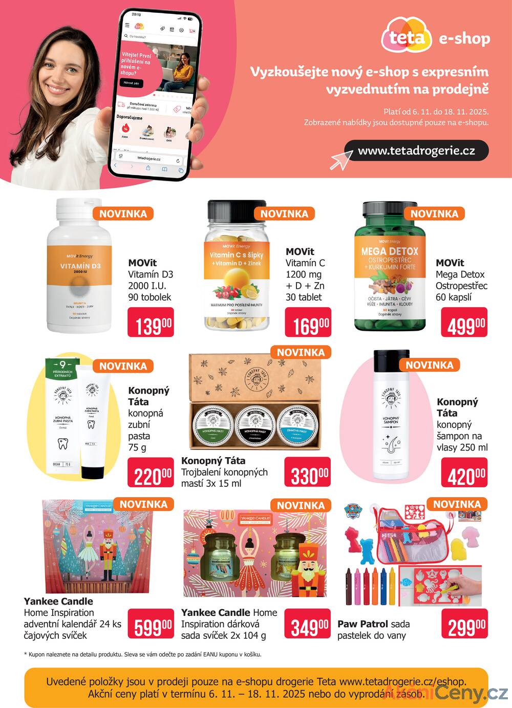 Leták Teta drogerie
platný do 18.11.2025 - strana 1