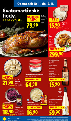 Leták Lidl
platný do 12.11.2025 - strana 14
