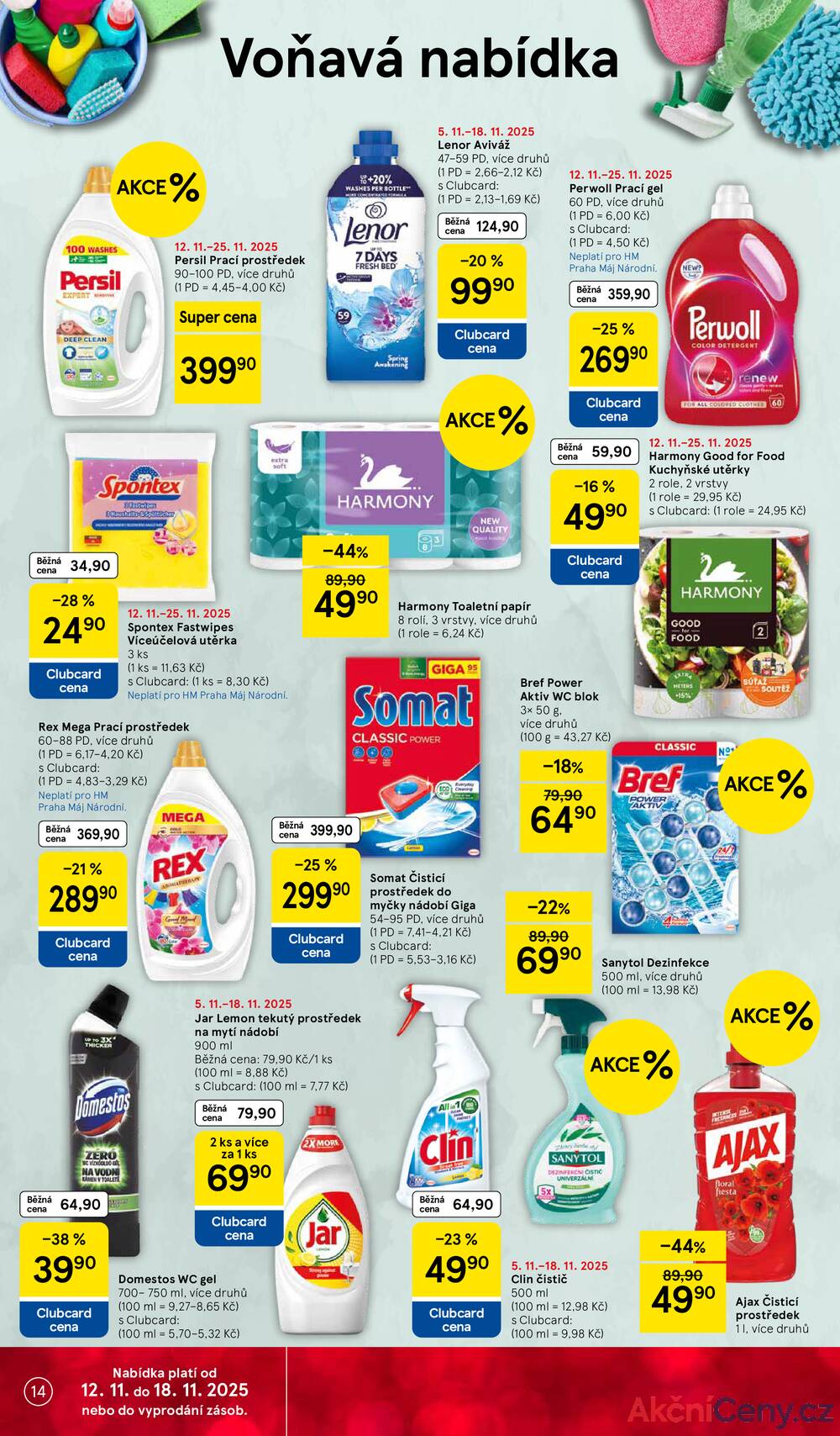 Leták Tesco - Tesco malé hypermarkety od 12.11. do 18.11.2025 - strana 14 Leták Tesco - Tesco malé hypermarkety od 12.11. do 18.11.2025 - strana 14