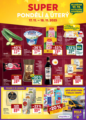 Billa  od 12.11. do 18.11.2025
