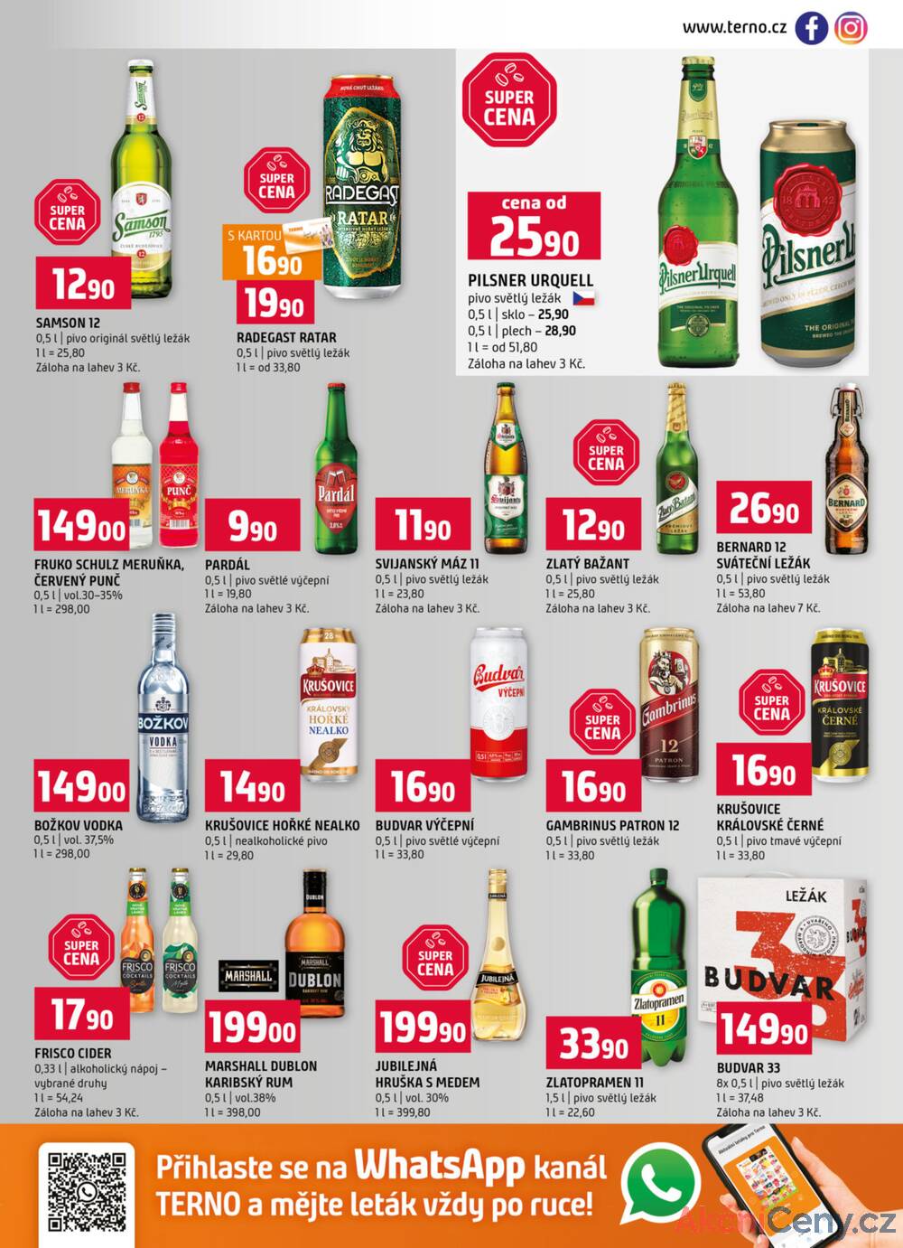 Leták Terno - Terno České Budějovice, Třeboň, Trhové sviny, Bechyně, Týn nad Vltavou od 12.11. do 18.11.2025 - strana 13 Leták Terno - Terno České Budějovice, Třeboň, Trhové sviny, Bechyně, Týn nad Vltavou od 12.11. do 18.11.2025 - strana 13