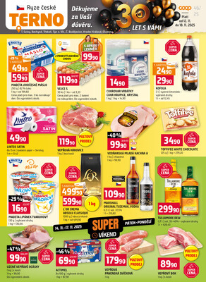 Terno České Budějovice, Třeboň, Trhové sviny, Bechyně, Týn nad Vltavou od 12.11. do 18.11.2025