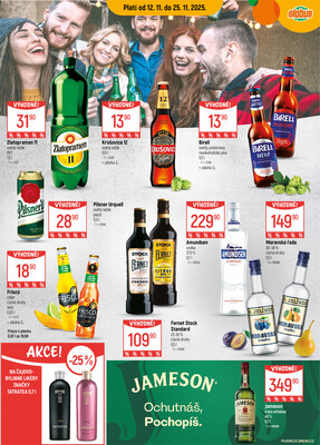 Akční leták Globus 12.11. - 18.11.2025 - Globus Praha - Centrum Černý Most