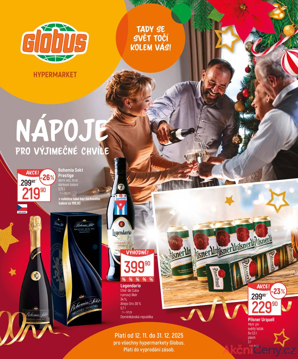 Leták Globus - Akční leták Globus 12.11. - 31.12.2025 - Globus Havířov - strana 1