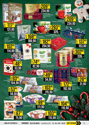 JIP Cash & Carry Brno, Praha, Ostrava, Jilemnice, Pardubice, Ostrava, Karlovy Vary, Olomouc a Zlín od 12.11. do 18.11.2025