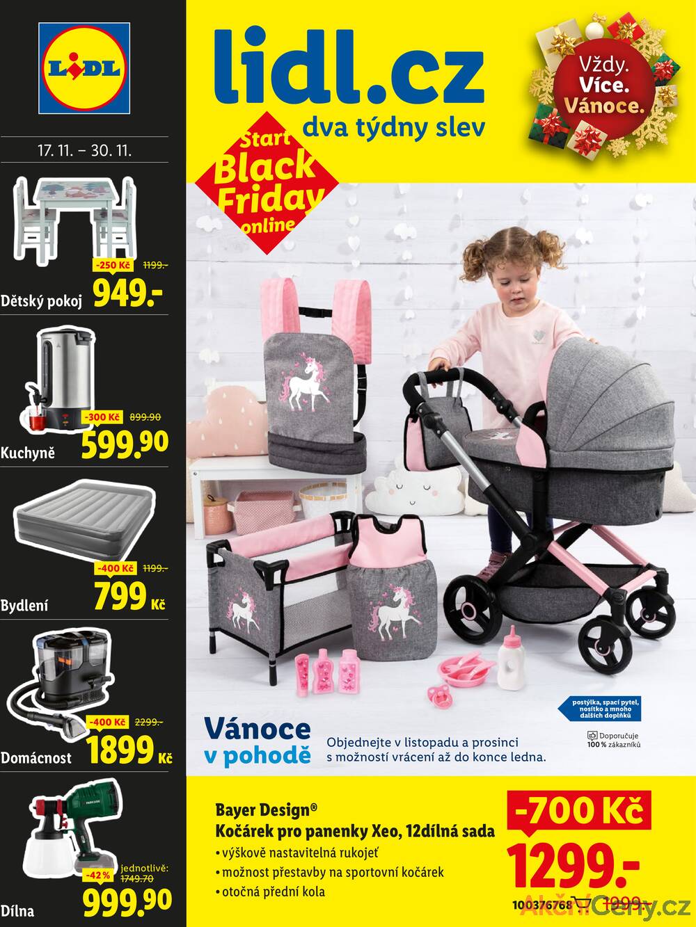 Leták Lidl - Lidl Dva týdny slev 17.11. - 30.11. - strana 1 Leták Lidl - Lidl Dva týdny slev 17.11. - 30.11. - strana 1