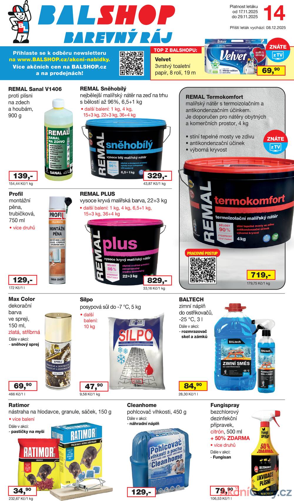 Leták Barevný ráj - Barevný ráj od 17.11. do 29.11.2025 - strana 1 Leták Barevný ráj - Barevný ráj od 17.11. do 29.11.2025 - strana 1