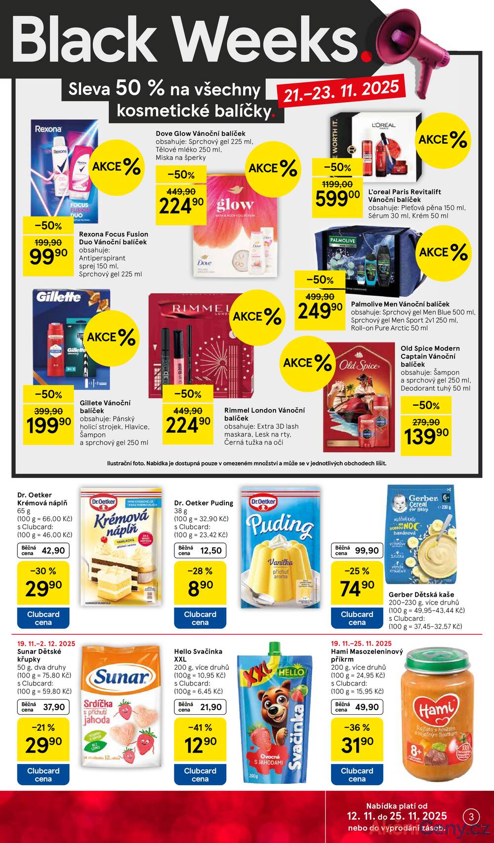 Leták Tesco - Tesco supermarkety od 19.11. do 25.11.2025 - strana 3