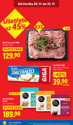 Lidl Čtvrtek od 20.11. do 23.11.2025