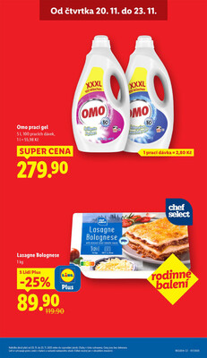Lidl Čtvrtek od 20.11. do 23.11.2025