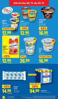 Lidl Čtvrtek od 20.11. do 23.11.2025