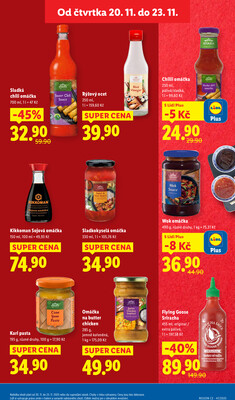 Lidl Čtvrtek od 20.11. do 23.11.2025
