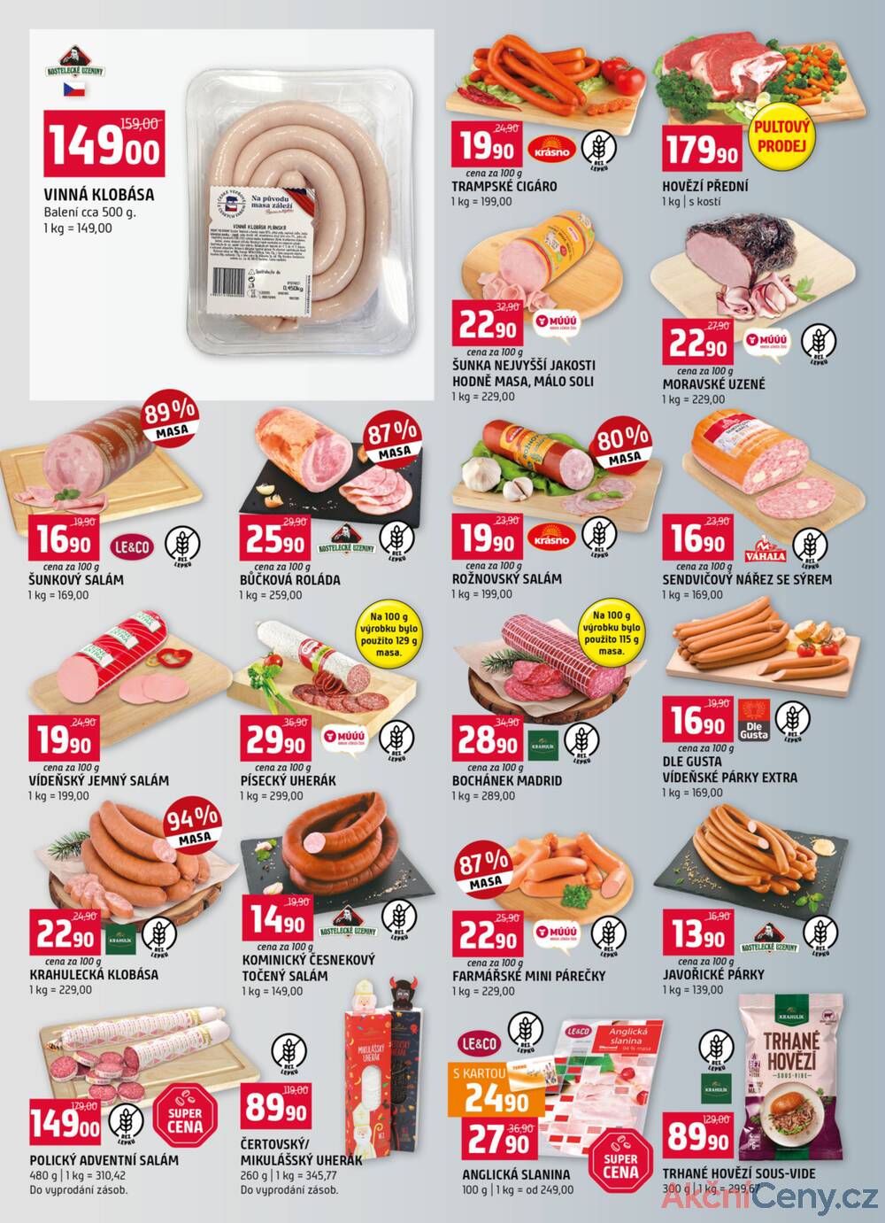 Leták Terno - Terno Zlín, Český Krumlov, Prachatice, Tábor, Strakonice, Blatná 19.11. - 25.11. - strana 2