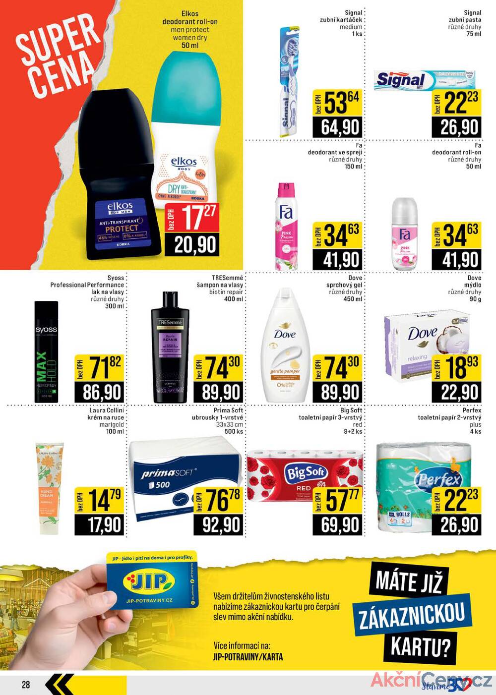 Leták JIP - JIP Cash & Carry Brno, Praha, Ostrava, Jilemnice, Pardubice, Ostrava, Karlovy Vary, Olomouc a Zlín od 19.11. do 25.11.2025 - strana 28