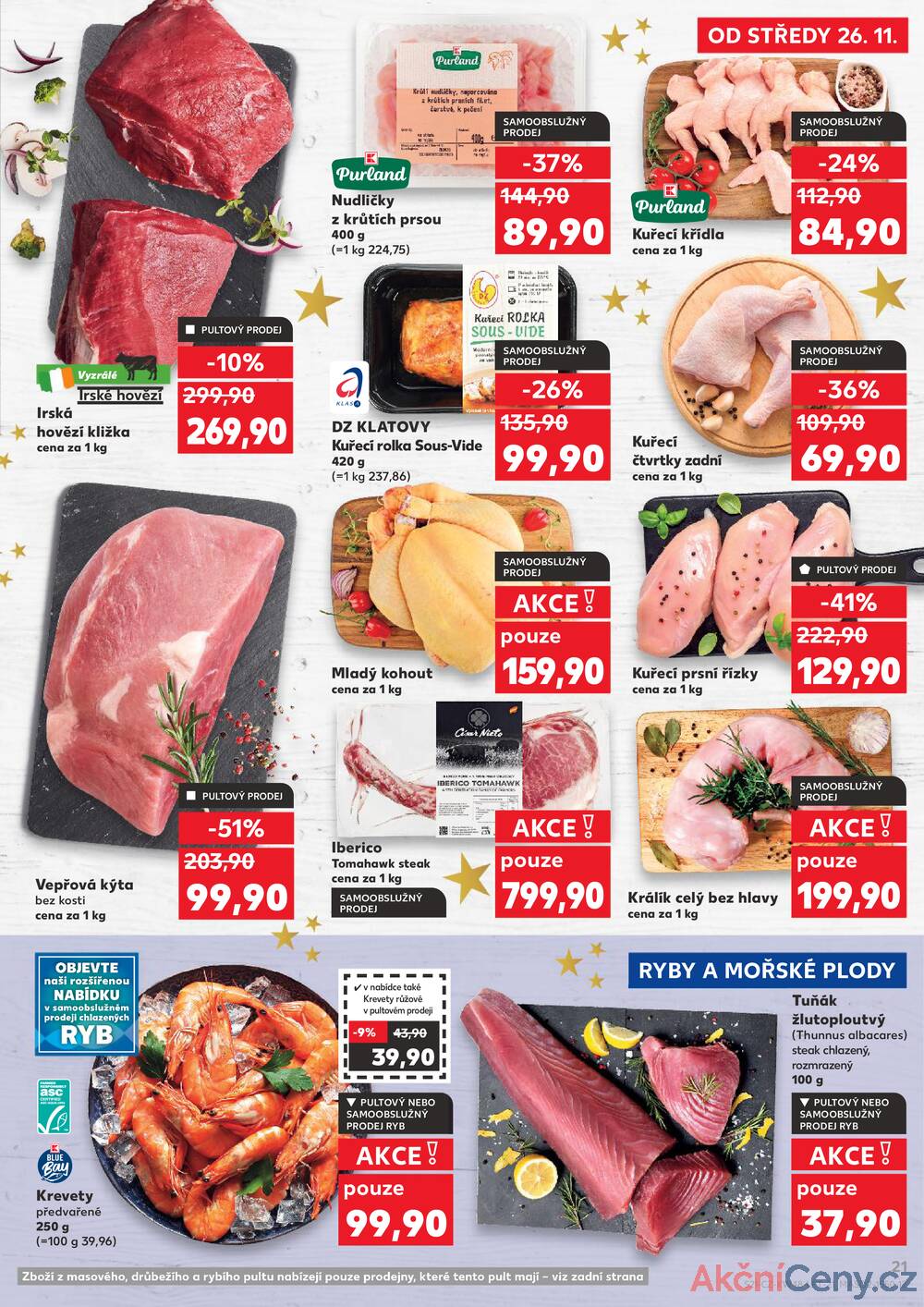 Leták Kaufland - Kaufland 26.11. - 2.12. - Kaufland - Praha - Hloubětín - strana 21