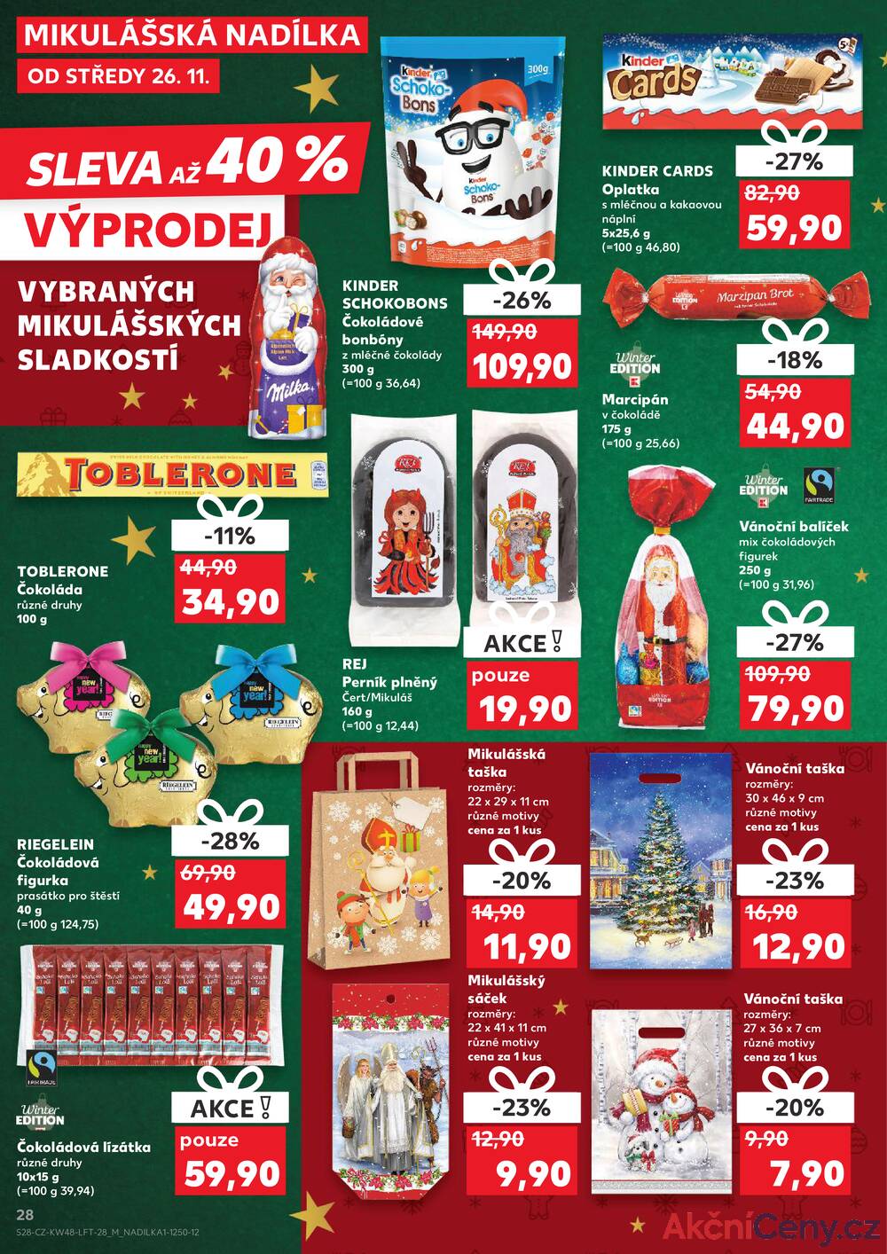 Leták Kaufland - Kaufland 26.11. - 2.12. - Kaufland - Benešov - strana 28