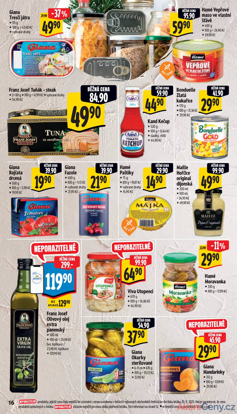 Leták Albert - Albert Supermarket od 26.11. do 2.12.2025 - strana 19 Leták Albert - Albert Supermarket od 26.11. do 2.12.2025 - strana 19