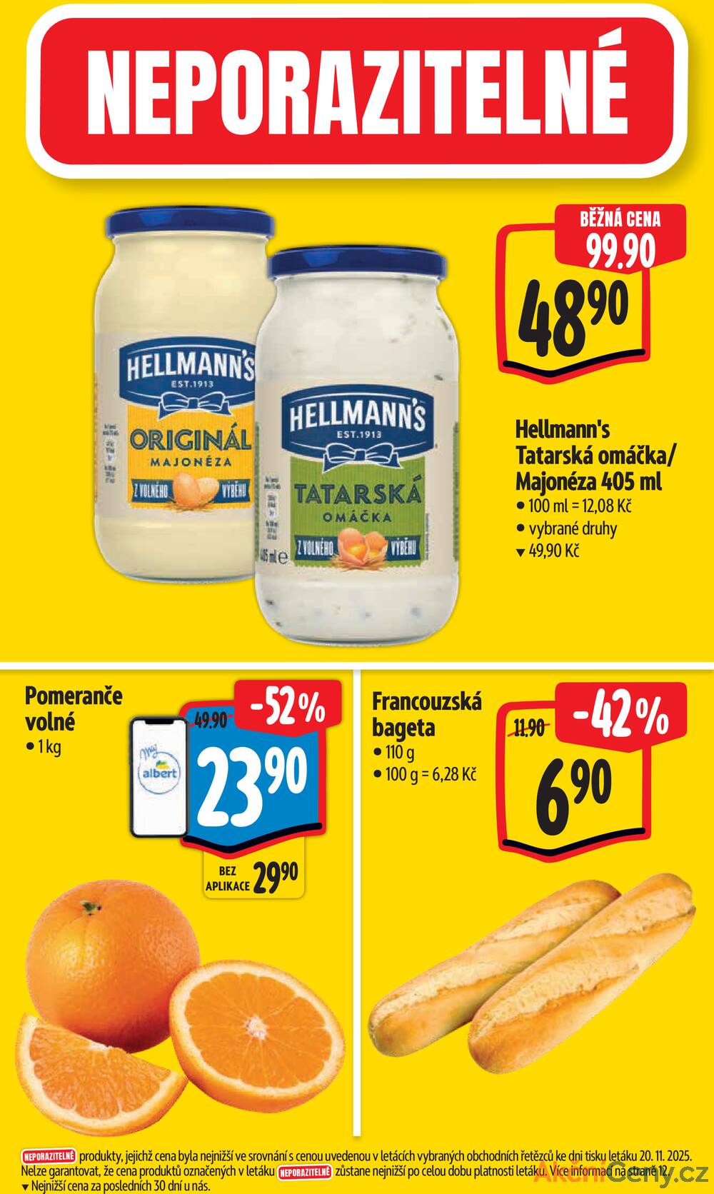 Leták Albert - Albert Supermarket Jihomoravský od 26.11. do 2.12.2025 - strana 3