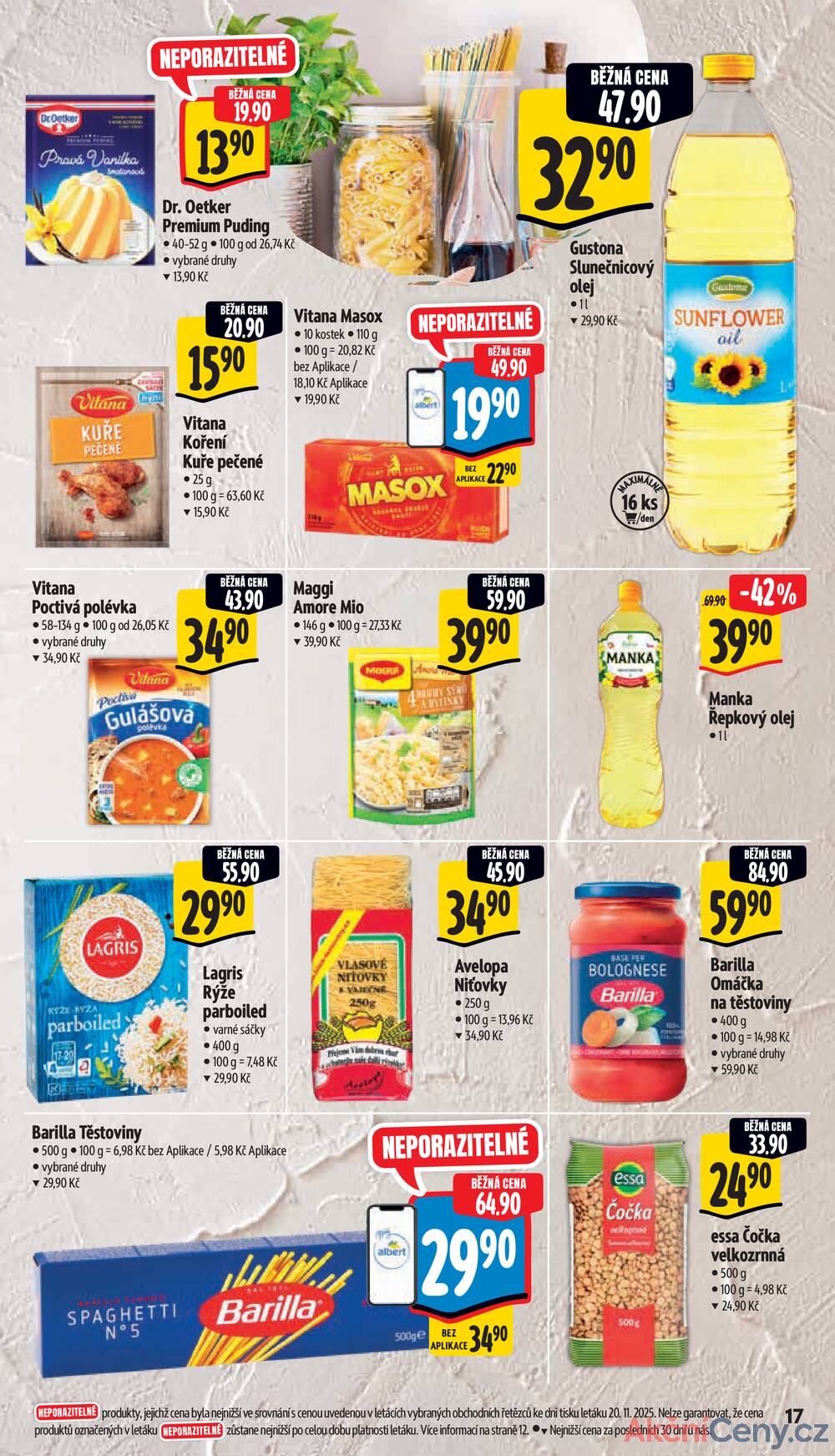 Leták Albert - Albert Supermarket Jihomoravský od 26.11. do 2.12.2025 - strana 25 Leták Albert - Albert Supermarket Jihomoravský od 26.11. do 2.12.2025 - strana 25