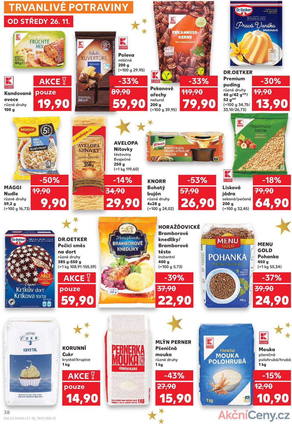 Leták Kaufland - Kaufland 26.11. - 2.12. - Kaufland - Marianské Lázně - strana 38