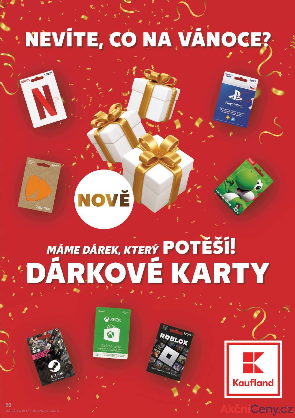 Leták Kaufland - Kaufland 26.11. - 2.12. - Kaufland - Mělník - strana 58