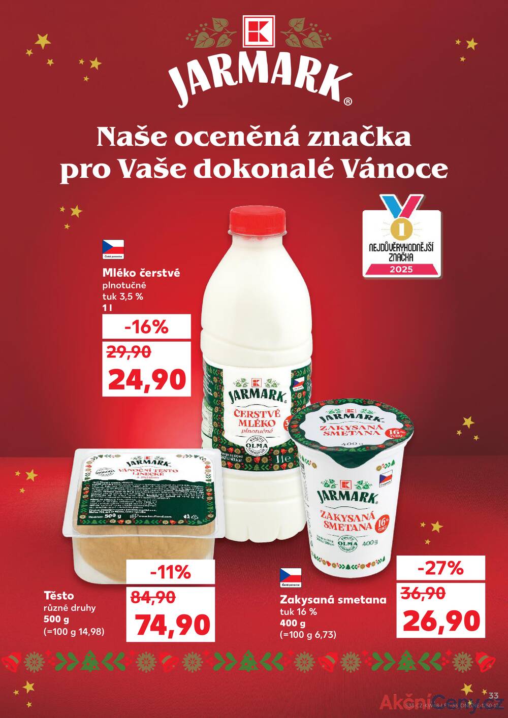 Leták Kaufland - Kaufland 26.11. - 2.12. - Kaufland - Slaný - strana 33