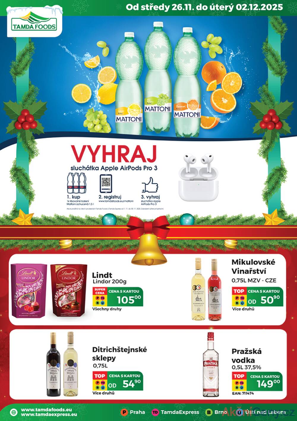 Leták Tamda Foods - Tamda Foods od 26.11. do 2.12.2025 - strana 1