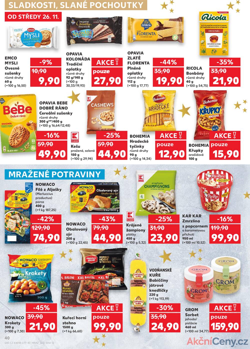 Leták Kaufland - Kaufland 26.11. - 2.12. - Kaufland - Praha 8 (Malý Klín) - strana 40