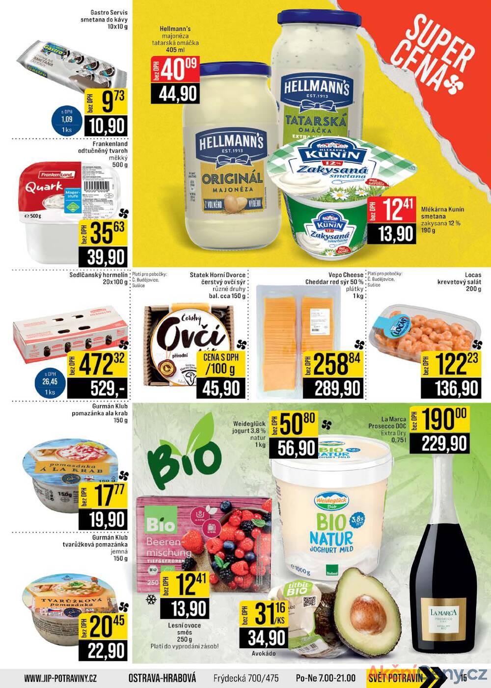 Leták JIP - JIP Cash & Carry České Budějovice, Most, Náchod, Polička, Sušice a Svoboda nad Úpou od 26.11. do 2.12.2025 - strana 15