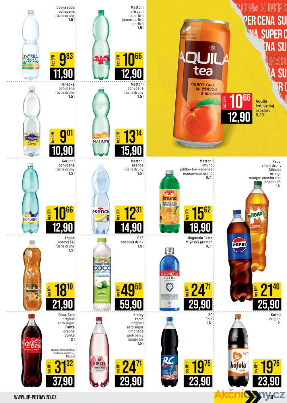 Leták JIP - JIP Cash & Carry České Budějovice, Most, Náchod, Polička, Sušice a Svoboda nad Úpou od 26.11. do 2.12.2025 - strana 19