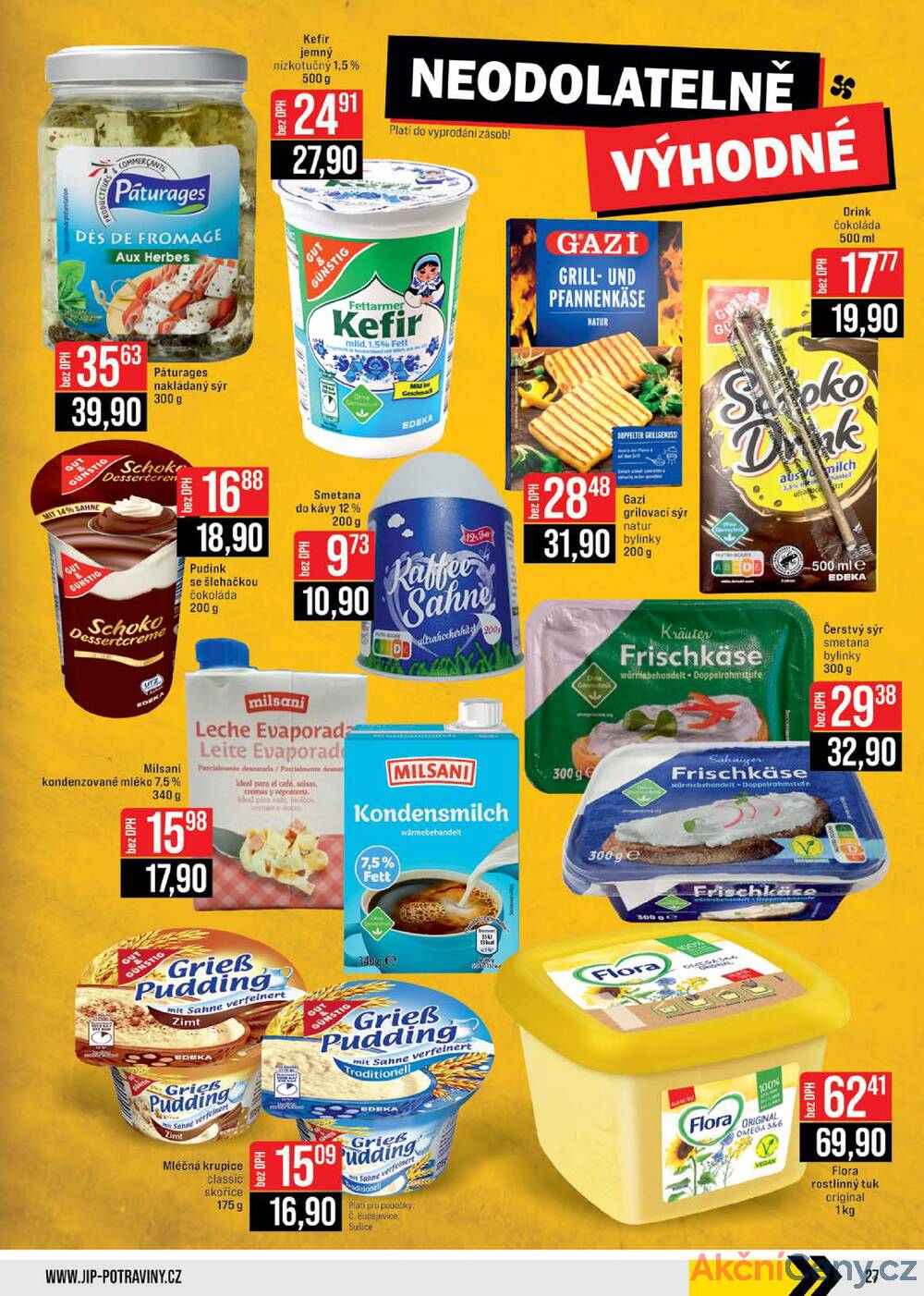 Leták JIP - JIP Cash & Carry České Budějovice, Most, Náchod, Polička, Sušice a Svoboda nad Úpou od 26.11. do 2.12.2025 - strana 27