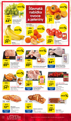 Tesco supermarkety od 3.12. do 9.12.2025