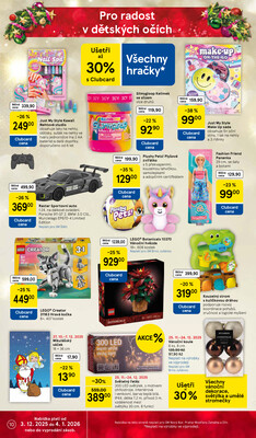 Tesco supermarkety od 3.12. do 9.12.2025