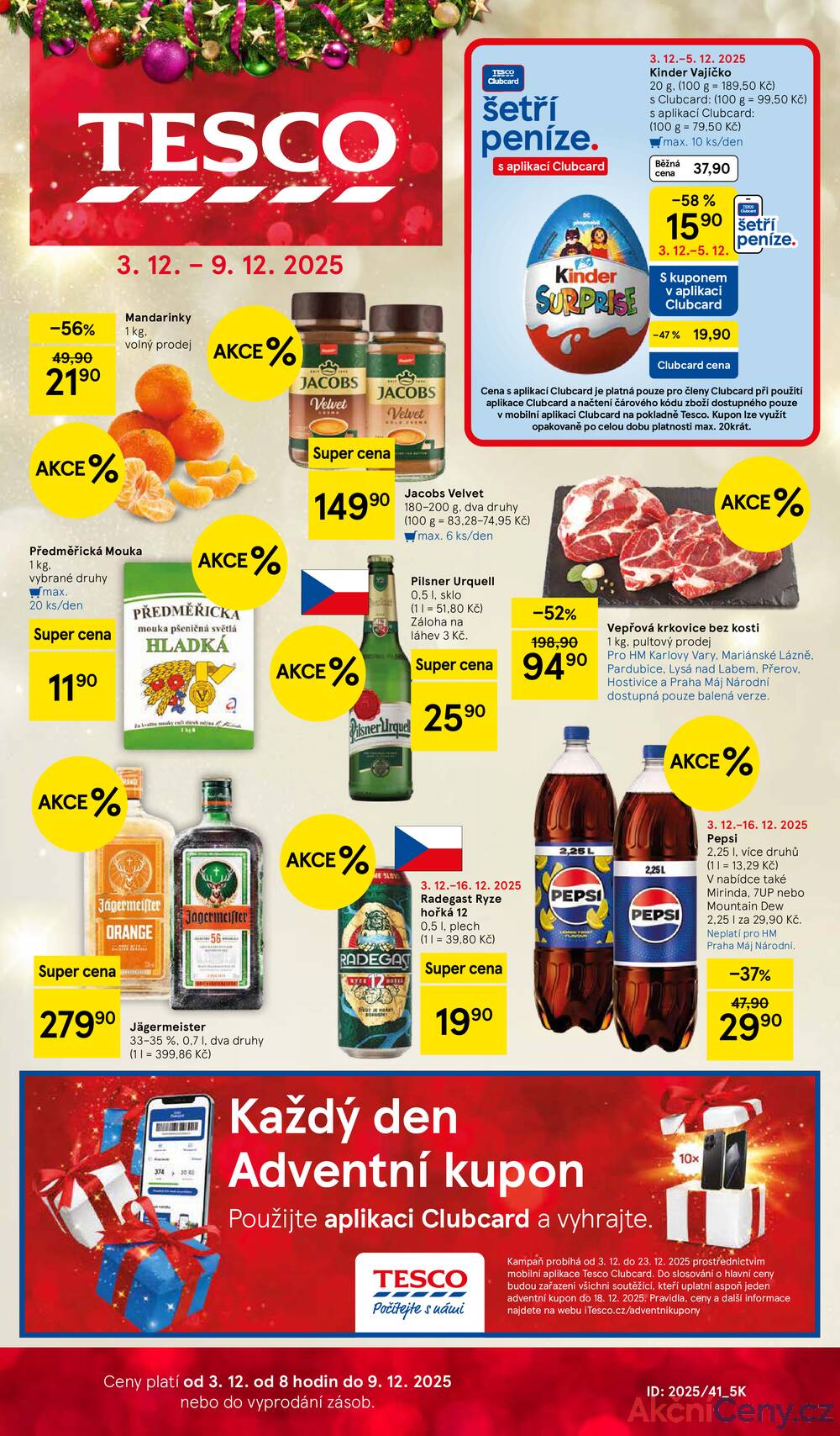 Leták Tesco - Tesco malé hypermarkety od 3.12. do 9.12.2025 - strana 1