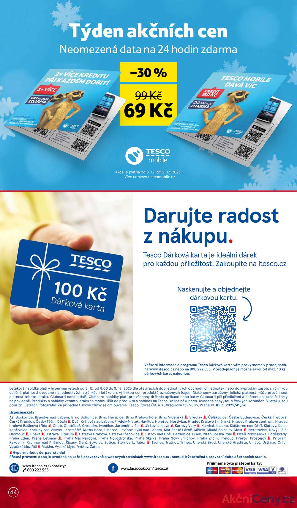 Leták Tesco - Tesco malé hypermarkety od 3.12. do 9.12.2025 - strana 44
