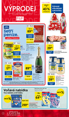 Tesco malé hypermarkety od 3.12. do 9.12.2025