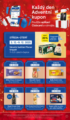 Tesco malé hypermarkety od 3.12. do 9.12.2025