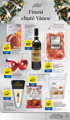 Tesco malé hypermarkety od 3.12. do 9.12.2025