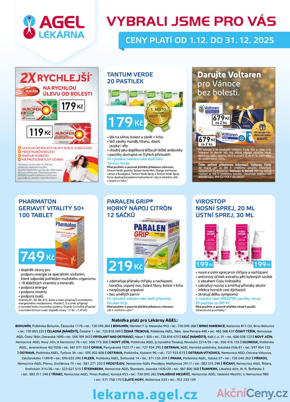 Leták Alphega Lékárna - Alphega Lékárna od 1.12. do 31.12.2025 - strana 1