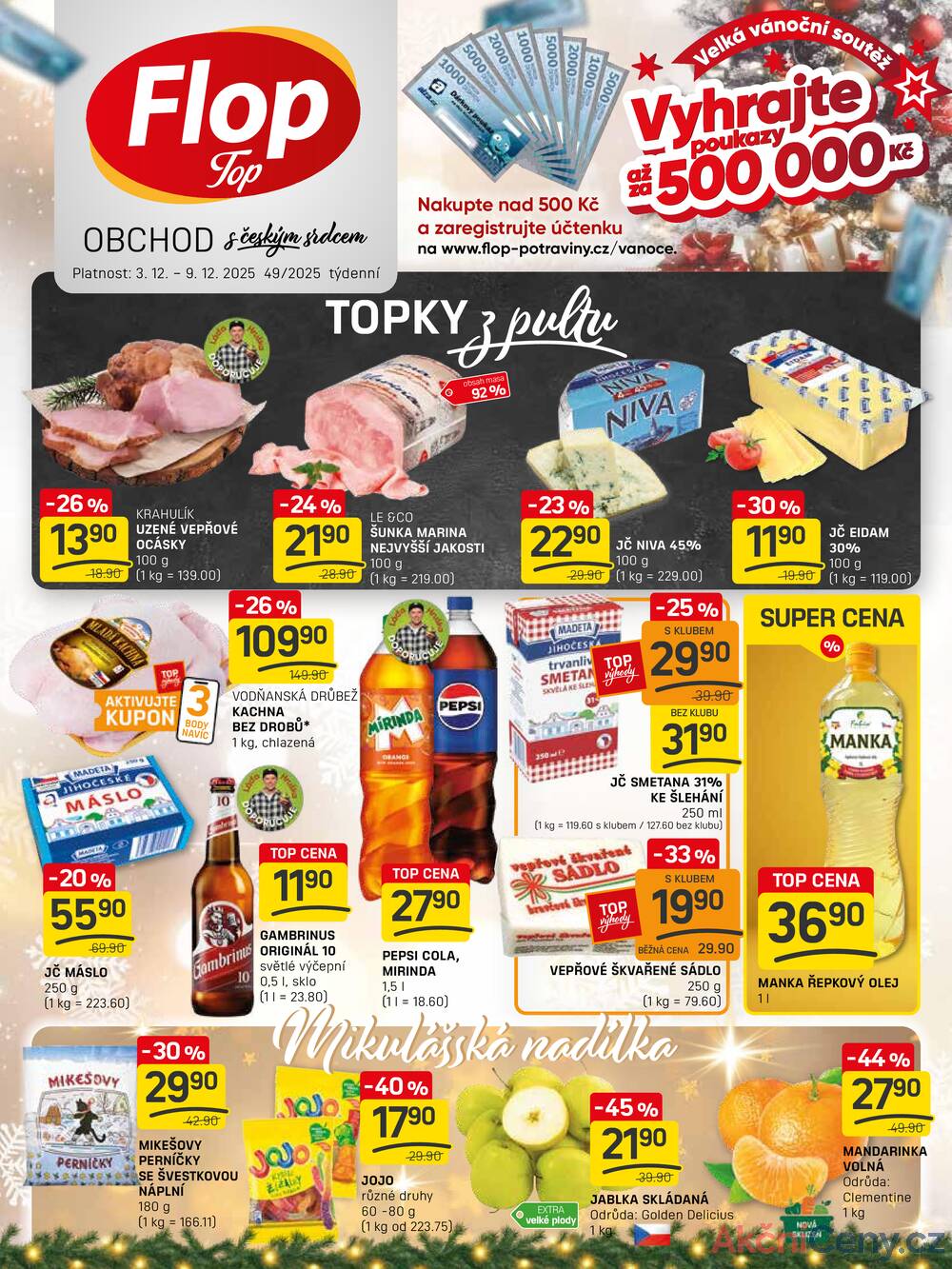 Leták FLOP TOP
platný do 9.12.2025 - strana 1