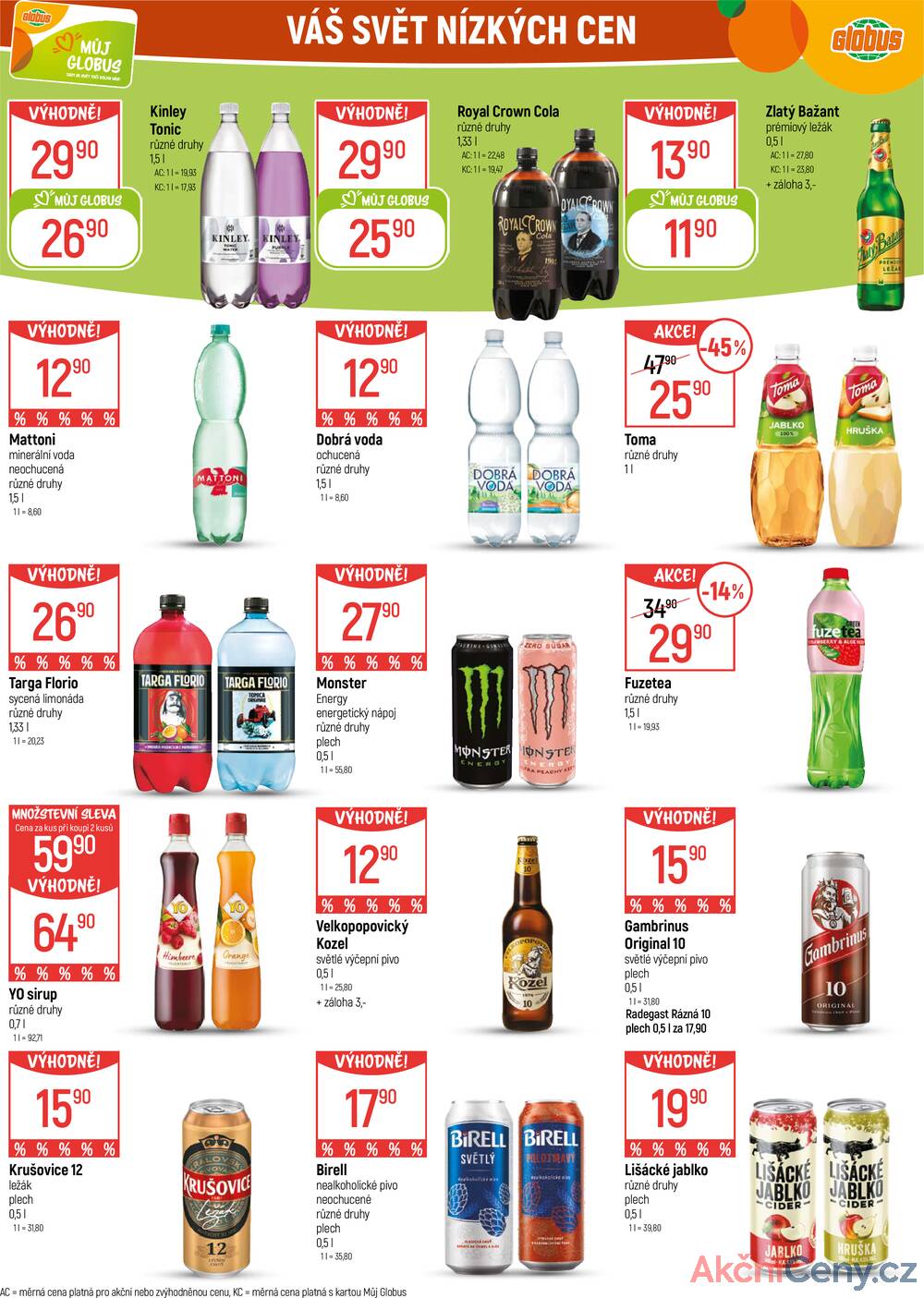 Leták Globus - Akční leták Globus 3.12. - 9.12.2025 - Globus Praha - Centrum Černý Most - strana 39