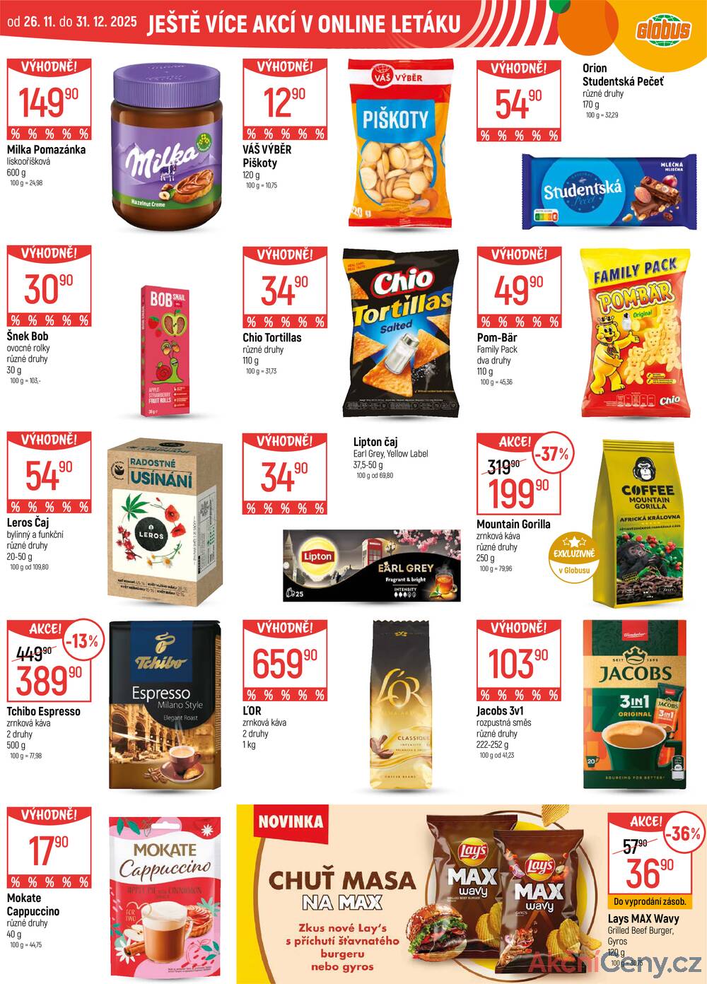 Leták Globus - Akční leták Globus 3.12. - 9.12.2025 - Globus Chotíkov u Plzně - strana 50